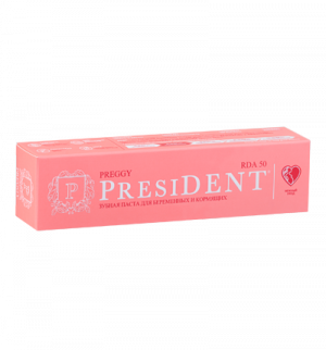 зубная паста PRESIDENT PREGGY (50 RDA) 50 мл